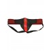 Rouge Jock With Strips Lg Red Blk