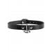 Leather Choker Collar With O Ring Med