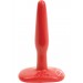 Butt Plug Red Slim Small