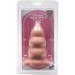 Triple Ripple Butt Plug White Med