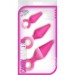 Blush Novelties Luxe Candy Rimmer Anal Plug Kit Fuchsia Hush USA