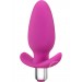 Blush Novelties Luxe Little Thumper Vibrating Anal Plug Fuchsia Hush USA