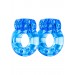 Blush Novelties Stay Hard Disposable Vibrating Cock Ring 2 Pack Hush USA