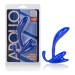 CalExotics Apollo Curved Prostate Probe Blue 4.5 Inch Hush USA