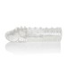 CalExotics Apollo Penis Extender Textured Sleeve Clear 6.25 Inch Hush USA