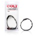 CalExotics Colt 5 Snap Fastener Leather Cock Strap Black Hush USA