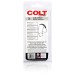 CalExotics Colt 5 Snap Fastener Leather Cock Strap Black Hush USA