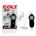 CalExotics Colt 7 Function Twin Turbo Bullet Vibrator Silver Hush USA