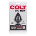 CalExotics Colt Big Boy Silicone Anal Plug Black Hush USA