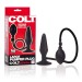 CalExotics Colt Large Pumper Plug Inflatable Anal Plug Black Hush USA