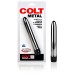 CalExotics Colt Metal 6.25 Inch Waterproof Vibrator Silver Hush USA