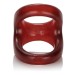CalExotics Colt Snug Tugger Cock Ring Ball Separator Red Hush USA