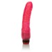 Cal Exotic Hot Pinks Curved Jelly Vibrator 8.25 Inch Pink Hush USA