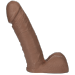 Doc Johnson Vac U Lock Realistic Cock Dildo 8 Inch Brown Hush USA