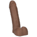 Doc Johnson Vac U Lock Realistic Cock Dildo 8 Inch Brown Hush USA