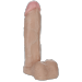 Doc Johnson Vac U Lock Realistic Cock Dildo 8 Inch White Hush USA